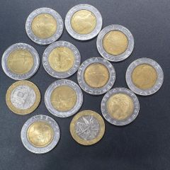 バイメタル貨 12枚 イタリア 500リラ フランス 10フラン