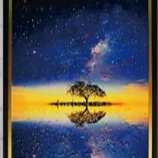 水晶パネル アートパネル    43×63cm