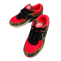 ナイキ NIKE CW6024-600 AIR MAX 90 SP エアマックス90 スニーカー カモフラ柄 ロゴ 25.0 インフラレッド カーキ