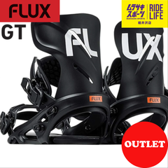 【ムラスポ公式】FLUX　フラックス　GT（ブラック）　メンズ　バインディング　23-24　NEW　スノーボード　30％OFF