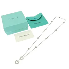 【中古】【箱付き】 TIFFANY&Co. ティファニー シルバー ハートリンク ラリアット ネックレス 8.7g 925刻印 363734 ネックレス