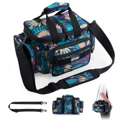 【数量限定】Goture フィッシングバッグ 釣りバッグ 3way ロッドベルト 防水 タックルバッグ ショルダーバッグ 釣り バッグ 多機能 大容量 ランガンバッグ リュックサック バックパック 撥水加工 釣り道具収納バッグ 登山 アウトドア 葉柄