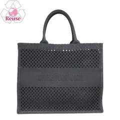 【リユース品】 ディオール DIOR バッグ トートバッグ ブックトート　ミディアム ブラック 【お取り寄せ】
