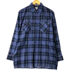 SAUGATUCK 80s オンブレチェック ネルシャツ　好配色 古着 80s SAUGATUCK 好配色 オンブレ シャドゥ チェック