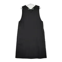 MHL. 595-4256501 LIGHT COTTON WOOL DRILL 2 定価38500円 ノースリーブワンピース 24AW ブラック レディース エムエイチエル【中古】5-0429T♪