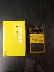 BOSS SD-2 Dual Overdrive 絶版レア品、元箱,取説つき