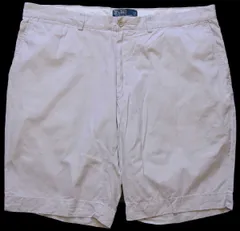 00s ポロ ラルフローレン コットン チノ ショートパンツ ライトベージュ 40★104 ショーツ ハーフ オールド トラウザーズ チノパン
