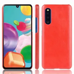 Galaxy A41 ケース SC-41A SCV48 ギャラクシーa41 レザー ハード ケース 【Color】 レッド