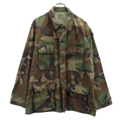 アメリカ軍 カモフラ 長袖 ミリタリージャケット カーキグリーン US ARMY メンズ 古着 【231120】