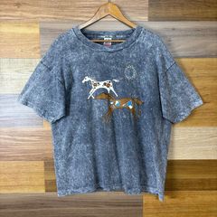 USA製】90s ココペリ アートTシャツ インディアン ネイティブ XL 