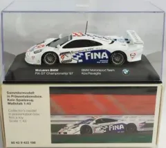 【中古】ミニカー 1/43 McLaren BMW FIA GT Championship’97 BMW Motorsport Team Kox/Ravaglia FINA#9(ホワイト×ブルー) BMW特注モデル [80429422198]
