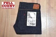新品 フルカウント 1109 セルビッチデニム W40 L36 旧モデル 廃盤 赤耳 FULL COUNT 革パッチ