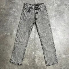 LEVI'S リーバイス 90's 501-0686 5ポケット ブラックデニムパンツ ケミカルウォッシュ W30 USA アメリカ製 ヴィンテージ