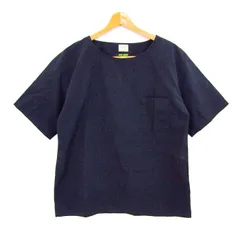 バックナンバー 半袖Ｔシャツ トップス ドライラッシュ ストライプ柄 メンズ Mサイズ ネイビー BACK NUMBER 【中古】