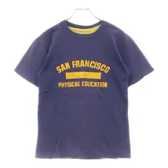 VINTAGE (ヴィンテージ) 70s SAN FRANCISCO サンフランシスコ ダブルフェイス Tシャツ 半袖カットソー ネイビー