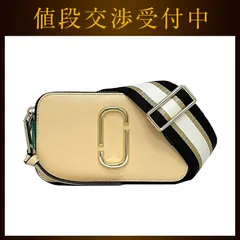 マークジェイコブス ボディバッグ スナップショット ベージュ ホワイト グーン