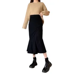 [ジョセファシエール] ロング スカート マーメイド ミモレ丈 レディース ゴルフウェア 秋冬 秋 黒 白 スーツ タイト 夏 セットアップ ミニ 膝丈 チェック フォーマル 冬 お洒落 人気 ベスト デニム 大きいサイズ 水着 長め 単品 セクシー レース 