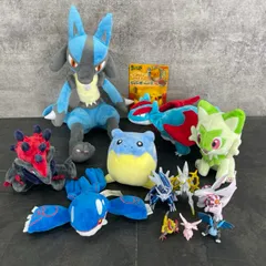ポケモン ぬいぐるみ フィギュアセット トミー ポケモンセンター SAN-EI くるりんマスコット ピカチュウ ルカリオ パルキア他  【中古】/ 514281