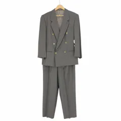 ヴァレンティノガラヴァーニ VALENTINO GARAVANI イタリア製 ダブルブレスト ストライプ テーラードジャケット 2タックスラックス スーツセットアップ メンズ  48のサムネイル