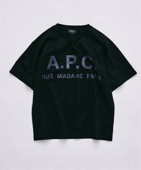 【新品未使用タグ付き】417エディフィス別注A.P.C.ビッグロゴTシャツ