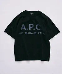 ♥最終値下げ【A.P.C. ✕ EDIFICE】ビックロゴ♥ 新品未使用タグ付き】417エディフィス別注A.P.C.ビッグロゴT
