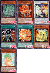 遊戯王 天盃龍 ノーマル・レア デッキパーツセット