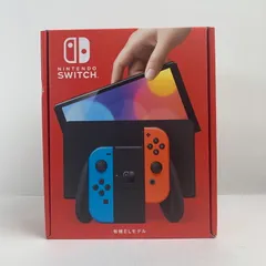 【新品外箱若干傷み有】Nintendo Switch 有機ELモデル ネオン本体 Nintendo Switch（有機ELモデル） Joy-Con(L) ネオンブルー/(R