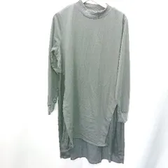 ◇ Bou Jeloud ブージュルード 長袖 ひざ丈 ワンピース サイズFREE グレー系 レディース E  【1407180036062】