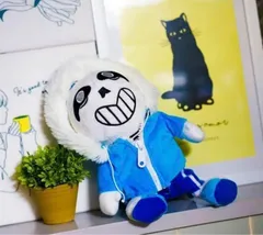 ぬいぐるみ　 サンズ　立笑顔　アンダーテール