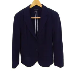 タルボット テーラードジャケット アウター コットン レディース 6サイズ ネイビー Talbots 【中古】