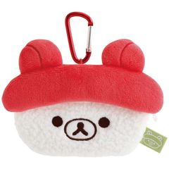 リラックマ おすし ぬいぐるみ ポーチ カラビナ付き - メルカリ