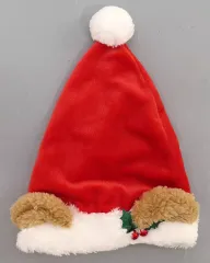 【中古】帽子 ダッフィー(サンタ帽子) ファンキャップ 「Duffy and Friends-ダッフィー＆フレンズ- ダッフィー＆フレンズのダンシング・スノーフレークス」 東京ディズニーシー限定