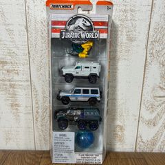 Matchbox ジュラシックワールド ミニカー5台 Mercedes Benz G 550ジャイロスフィアTextron Tiger メルセデスベンツ Gクラス マッチボックス