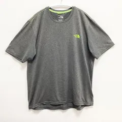 古着　THE NORTH FACE　ザ・ノースフェイス　MOUNTAIN ATHLETICS　マウンテンアスレチック　半袖Tシャツ　ユニセックス　Mサイズ　クルーネック　ドライ　グレー　灰色