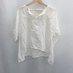 ◇ ⊂ furryrate ファーリーレート 刺繍 長袖 ブラウス サイズF ホワイト系 レディース E  【1502030011326】のサムネイル