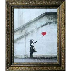 Banksy バンクシー アートフレーム Love is in the Bin(Limited Edition) 【bicosya/美工社】 IBA-62203 サイズ542x643x30mmのサムネイル
