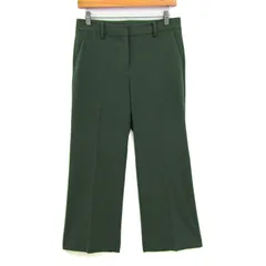 セオリーリュクス ロングパンツ ストレッチ ブランド ボトムス 日本製 レディース 38サイズ グリーン theory luxe 【中古】