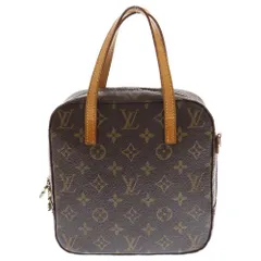 LOUIS VUITTON (ルイヴィトン) モノグラム スポンティーニ レザー2WAYショルダーバッグ ハンドバッグ ブラウン M47500