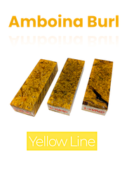 【スタビライズウッド】アンボイナバール　Yellow Line