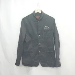 ◇ ⊇ HYSTERIC GLAMOUR ロゴ刺<!-利用不可文字-!> 長袖 ジャケット サイズＳ ブラック　ホワイト メンズ レディース E  【1503050048132】