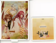 【中古】アクリルスタンド・アクリルパネル [単品] 千歳＆秦＆八千代 描きおろしアクリルスタンド 「Switchソフト 十鬼の絆 for Nintendo Switch アニメイト限定セット」 同梱特典