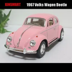 1/32VW-ビートル/1967/パステルカラー(ピンク)/KINSMART/ダイキャストミニカーのサムネイル