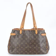 ルイヴィトン モノグラム バティニョール オリゾンタル M51154 レザー トート バッグ 肩掛け ショルダー A4 レディース MUM CB18-8【中古】