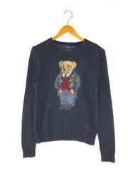 新品 POLO RALPH LAUREN POLO BEAR ポ口べ アニット POLO RALPH LAUREN ラルフローレン ガールズ ポロベアー
