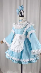 メイド服 ロリータ アリス ワンピース 可愛い コスプレ 萌系MT104