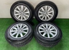 【244-102】バリ溝 AUDI アウディ純正 17インチ アルミホイール 4本セット ダンロップ WINTER MAXX 235/65R17 アウディ