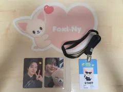 アイエン(I.N・ヤンジョンイン) IN Stray Kids(ストレイキッズ・スキズ・SKZ) ポップアップ 4 1万ウォン 購入 特典 トレカ 特典 フォトカード + うちわ 人材派遣