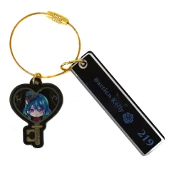 【中古】キーホルダー バスティン・ケリー 「悪魔執事と黒い猫 2nd Anniversary フェア in アニメイト 鍵型アクリルチャームキーホルダーコレクション」