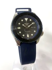 美品 セイコー SEIKO 5 スポーツ ワンピース コラボ サボ SABO 4R36-12B0 自動巻き 腕時計 メンズ 稼働 デイト mt071003