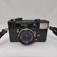 【中古品 インテリアにも◎】本体ケース付き Konica C35 フィルムカメラ